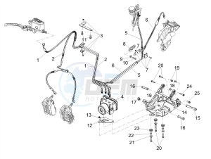 SHIVER 900 E4 ABS NAVI (EMEA) drawing ABS Brake system