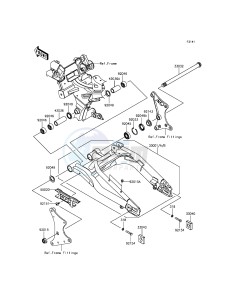 ER-6F EX650EFF XX (EU ME A(FRICA) drawing Swingarm