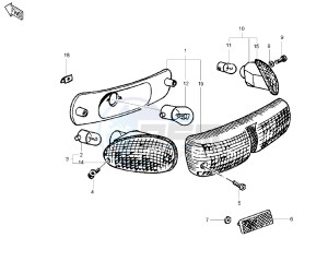 NRG EXTREME 50 drawing Taillight