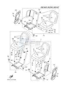 YXC700E VIKING VI EPS (2US5) drawing SEAT 3