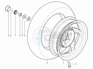 SR Motard 125 4t e3 drawing Rear Wheel