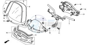 FES250 FORESIGHT drawing HANDLE PIPE/ HANDLE COVER