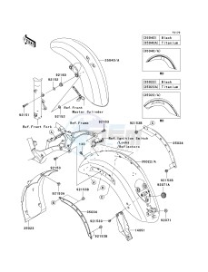 VN 2000 G [VULCAN 2000] (8F-9F) G8F drawing FENDERS