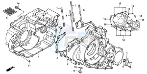 TRX350 FOURTRAX drawing CRANKCASE