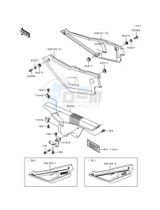 KL 650 B [TENGAI] (B2-B3) [TENGAI] drawing SIDE COVER_CHAIN CASE