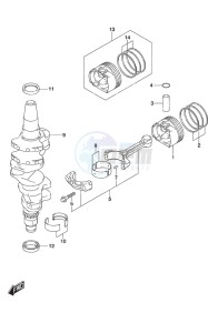 DF 50A drawing Crankshaft