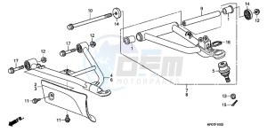 TRX500FPEB drawing FRONT ARM