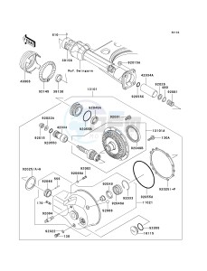 VN 1500 G [VULCAN 1500 NOMAD] (G1-G3) [VULCAN 1500 NOMAD] drawing DRIVE SHAFT_FINAL GEAR