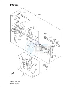AN400Z drawing FRONT CALIPER