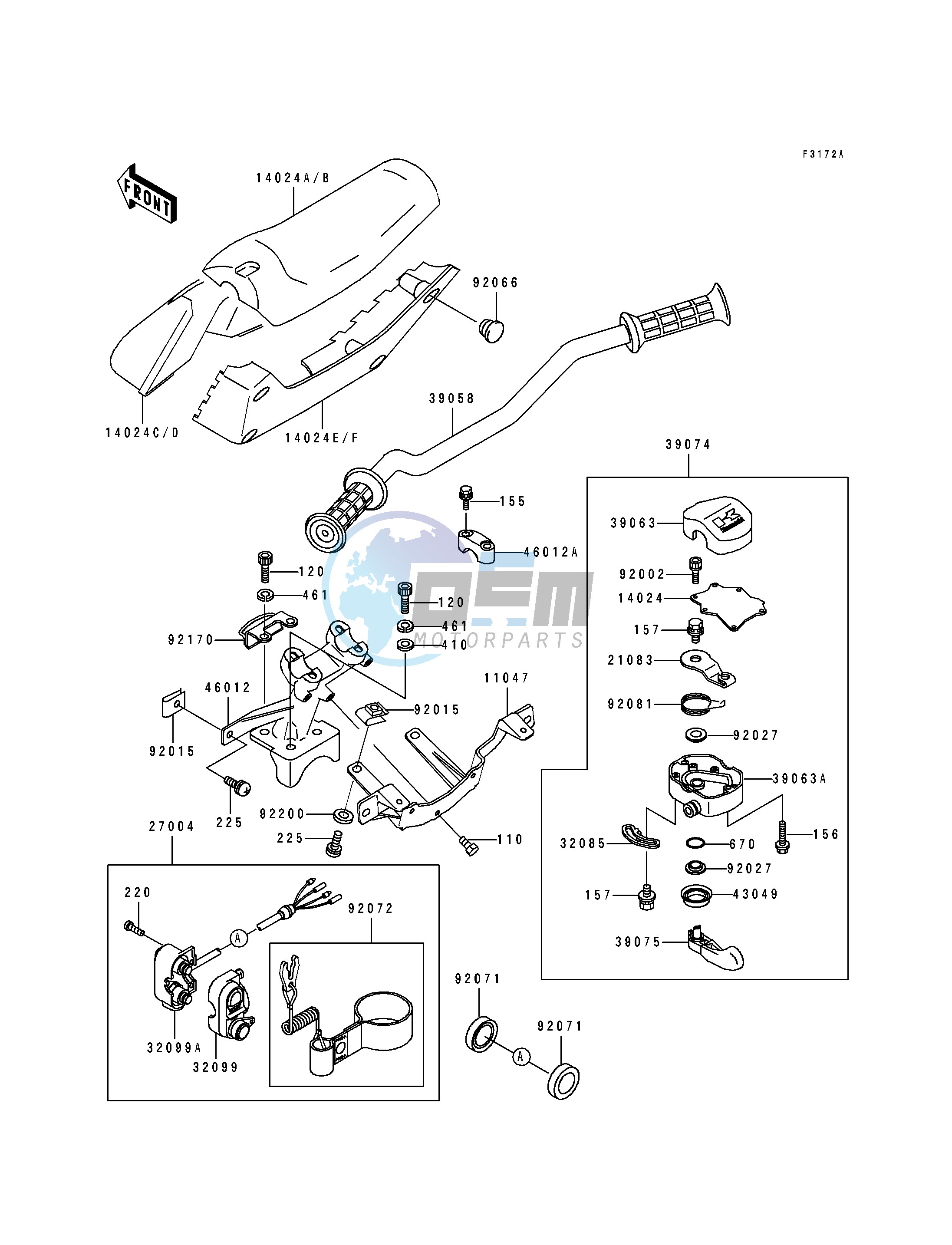 HANDLEBAR-- JF650-B5_B6- -