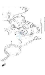 DF 9.9A drawing Harness Non-Remote Control