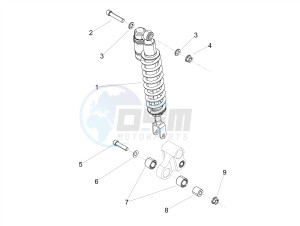 RX 125 E4 (APAC) drawing Shock absorber