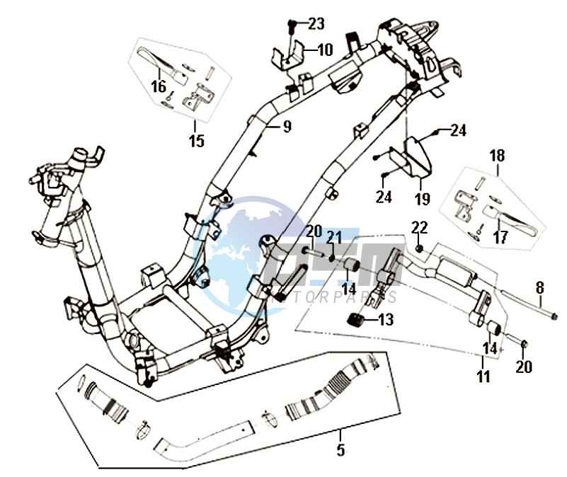 FRAME / ENGINE MOUNT