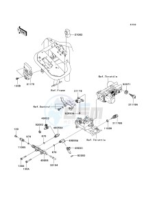 KAF 620 R [MULE 4010 TRANS4X4] (R9F-RAFA) RAFA drawing FUEL INJECTION