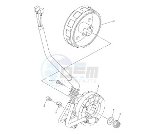 YZ F 450 drawing GENERATOR