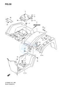 LT-F250 (E17) drawing REAR FENDER