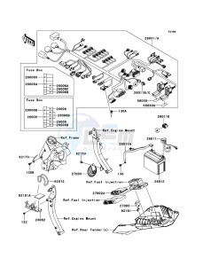 Z1000 ABS ZR1000EDFA FR XX (EU ME A(FRICA) drawing Chassis Electrical Equipment