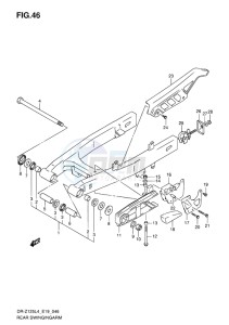 DR-Z125L EU drawing REAR SWINGINGARM