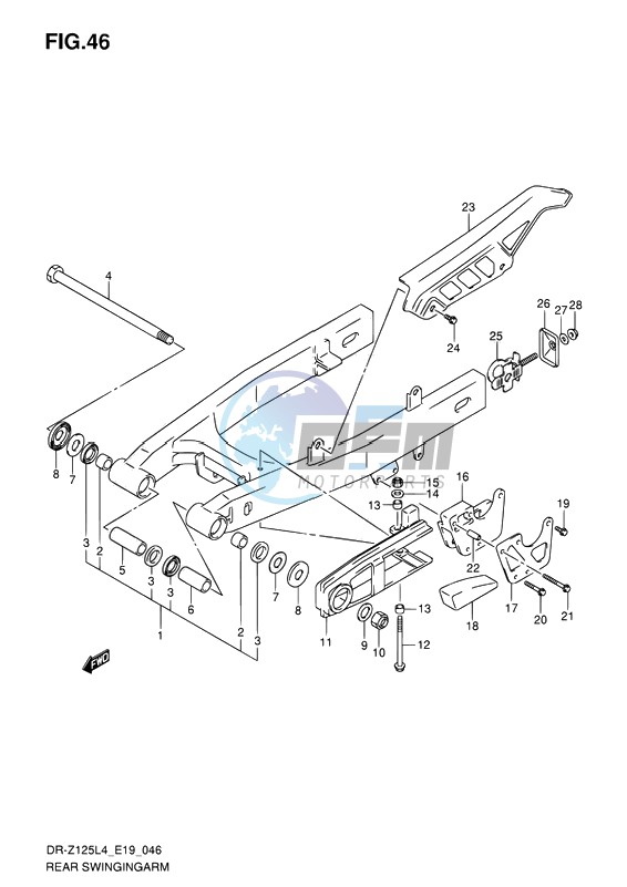 REAR SWINGINGARM