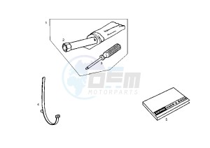 GPR RACING -125 cc drawing WORKSHOP SERVICE TOOLS