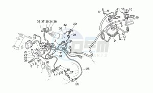 V 11 1100 Sport - Mandello Sport/Mandello drawing Injection electrical system