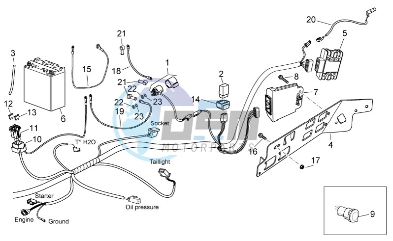 Rear electrical system