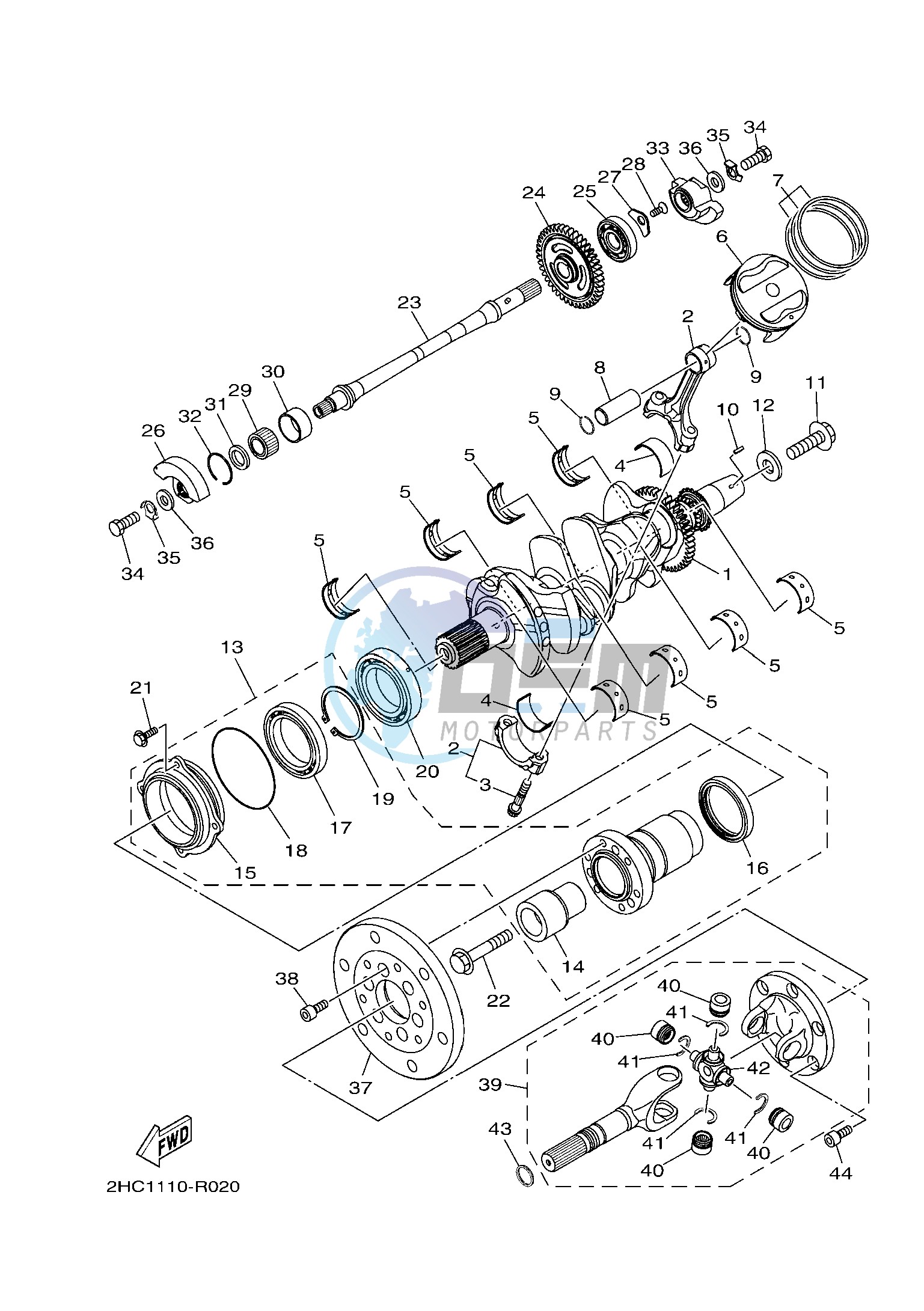 CRANKSHAFT & PISTON