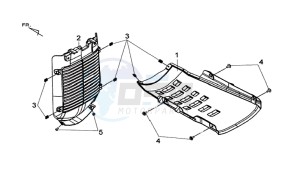 MAXSYM 600 I ABS EXECUTIVE (LX60A3-EU) (E4) (L7-M0) drawing TAIL FENDER / BINNENBORD