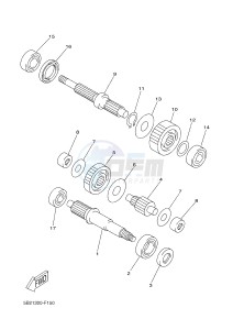 VP250 X-CITY (5B2C 5B2C 5B2C) drawing TRANSMISSION