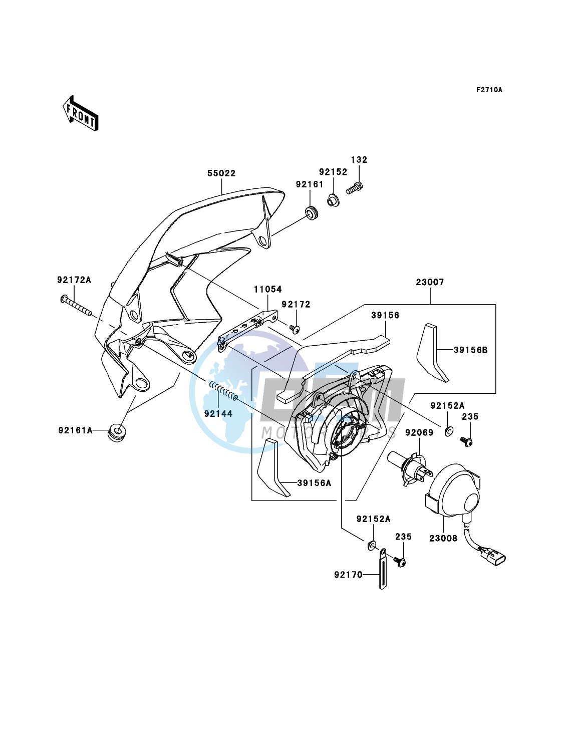 Headlight(s)(JKALX450AAA013365-)