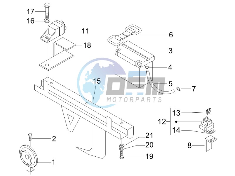 Remote control switches - Battery - Horn