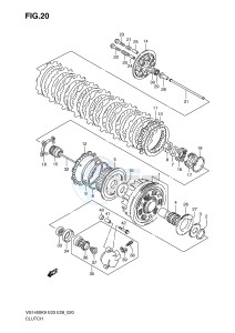 VS1400 (E3-E28) INTRUDER drawing CLUTCH