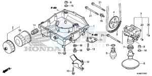 VFR800XF CrossRunner 2ED drawing OIL PAN/OIL PUMP