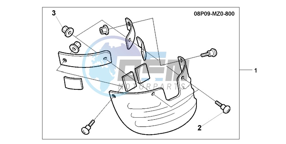 RR,MUDGUARD EXTENSIO