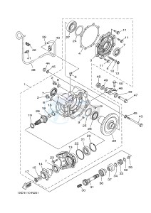 YXM700E YXM700PHE VIKING EPS HUNTER (1XPB) drawing DRIVE SHAFT