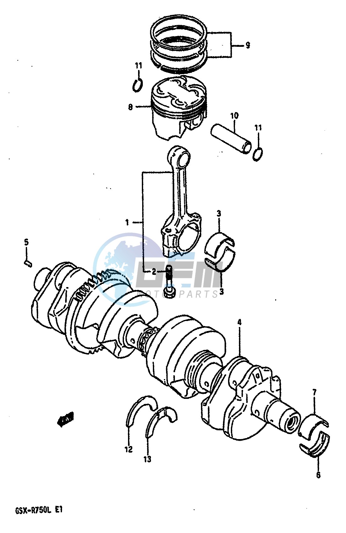 CRANKSHAFT (MODEL L)