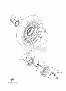 CZD300-A XMAX 300 (BMK1) drawing CAMSHAFT & CHAIN