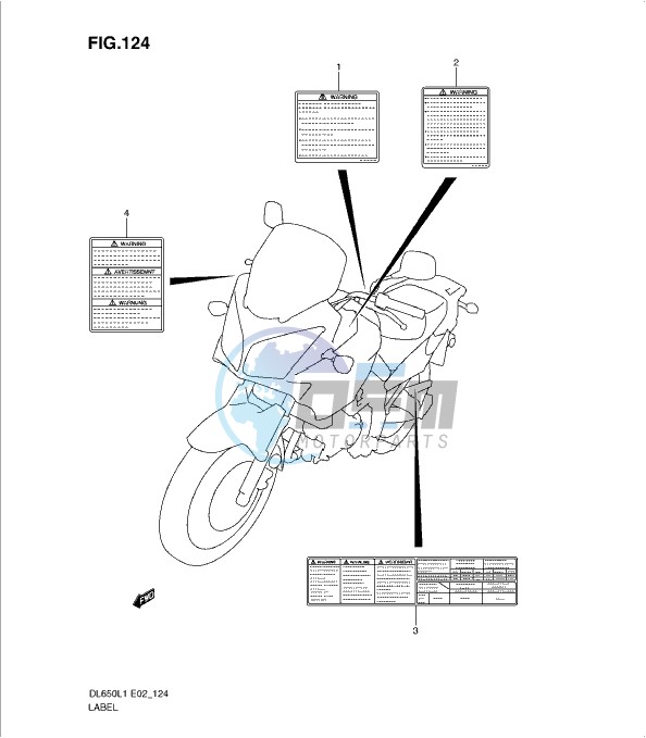 LABEL (DL650AL1 E2)