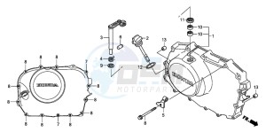 XL700VA drawing RIGHT CRANKCASE COVER