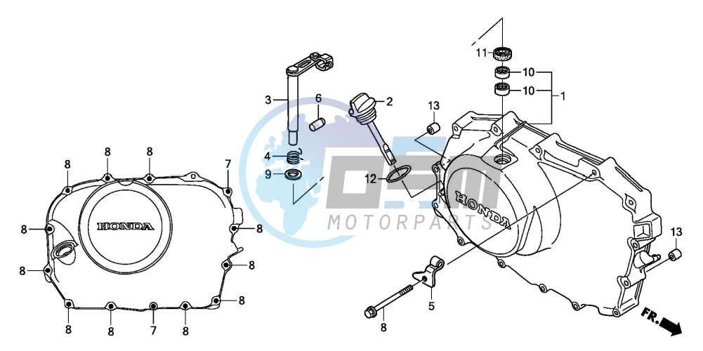 RIGHT CRANKCASE COVER