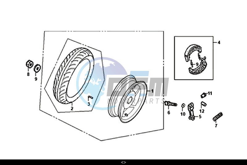 REAR WHEEL / MASK 50 (XE05W1-IT) (L7-L9)