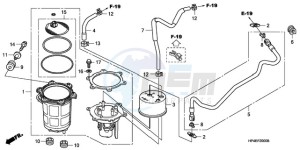 TRX420FMA Europe Direct - (ED / 2ED 4WD) drawing FUEL PUMP