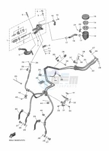 YZF1000 YZF-R1 (B3L1) drawing FRONT MASTER CYLINDER