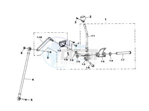 TRACKRUNNER 180 drawing GEAR AXLE - LEVER