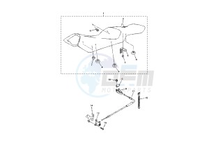 FZ6 NS 600 drawing SEAT