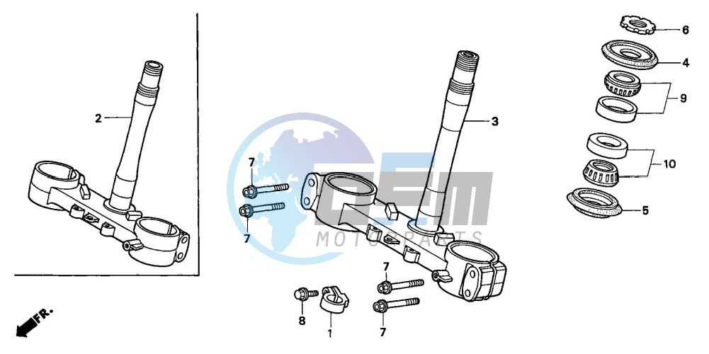 STEERING STEM (CR125RS/RT/RV)