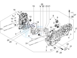 S 125 4T E3 drawing Crankcase