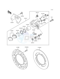 KX 80 R T [KX80] (R4-T4 BIG WHEEL R5) [KX 80 BIG WHEEL] drawing REAR BRAKE