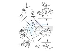 YP MAJESTY DX 250 drawing ELECTRICAL DEVICES FOR ABS