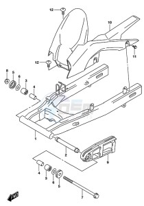 GSX-S125 drawing REAR SWINGINGARM